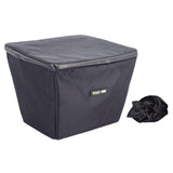 Maxbell Electric Bike Basket Liner Sunproof Practical Black Bicycle Front Basket Bag 31cmx26cmx25cm Without Handle