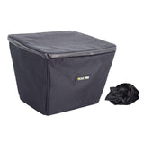 Maxbell Electric Bike Basket Liner Sunproof Practical Black Bicycle Front Basket Bag 31cmx26cmx25cm Without Handle