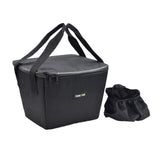 Maxbell Electric Bike Basket Liner Sunproof Practical Black Bicycle Front Basket Bag 31cmx26cmx25cm With Handles
