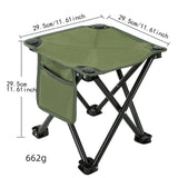 Maxbell Portable Folding Camping Stool Practical Footstool for Park Barbecue Walking