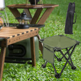 Maxbell Portable Folding Camping Stool Practical Footstool for Park Barbecue Walking