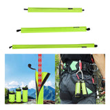 Maxbell Rock Climbing Rope Protector Sturdy Green for Climbing Rappelling Spelunking 50cmx11cm