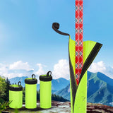 Maxbell Rock Climbing Rope Protector Sturdy Green for Climbing Rappelling Spelunking 70cmx11cm