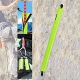 Maxbell Rock Climbing Rope Protector Sturdy Green for Climbing Rappelling Spelunking 70cmx11cm