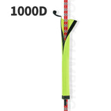 Maxbell Rock Climbing Rope Protector Sturdy Green for Climbing Rappelling Spelunking 95cmx11cm