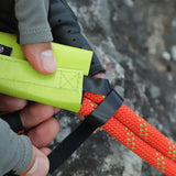 Maxbell Rock Climbing Rope Protector Sturdy Green for Climbing Rappelling Spelunking 95cmx11cm