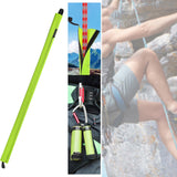 Maxbell Rock Climbing Rope Protector Sturdy Green for Climbing Rappelling Spelunking 95cmx11cm
