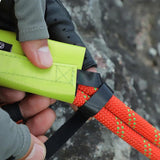 Maxbell Rope Protector Strong Rope Protection Sleeve for Caving Rappelling Abseiling 50cmx14cm