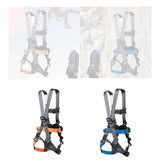 Maxbell Full Body Harness Thicken Construction Harness for Rescue Outdoor Rappelling L Orange