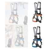 Maxbell Full Body Harness Thicken Construction Harness for Rescue Outdoor Rappelling L Orange