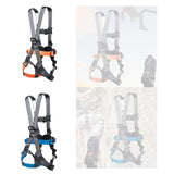 Maxbell Full Body Harness Thicken Construction Harness for Rescue Outdoor Rappelling L Orange