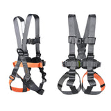 Maxbell Full Body Harness Thicken Construction Harness for Rescue Outdoor Rappelling L Orange