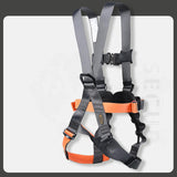 Maxbell Full Body Harness Thicken Construction Harness for Rescue Outdoor Rappelling L Orange
