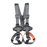 Maxbell Full Body Harness Thicken Construction Harness for Rescue Outdoor Rappelling L Orange