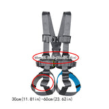 Maxbell Full Body Harness Thicken Construction Harness for Rescue Outdoor Rappelling S Blue