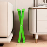 Maxbell Plastic Foldable Camping Stool for Barbecue 9.4x11.8x9.4inch Multifunctional Green