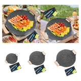 Maxbell Frying Pan Round Griddle Non Stick Cookware Cooker Home Korean BBQ Grill Pan 30cm