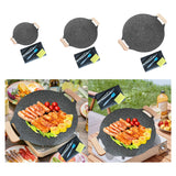 Maxbell Frying Pan Round Griddle Non Stick Cookware Cooker Home Korean BBQ Grill Pan 30cm