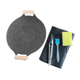 Maxbell Frying Pan Round Griddle Non Stick Cookware Cooker Home Korean BBQ Grill Pan 30cm