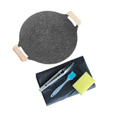 Maxbell Frying Pan Round Griddle Non Stick Cookware Cooker Home Korean BBQ Grill Pan 36cm