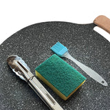 Maxbell Frying Pan Round Griddle Non Stick Cookware Cooker Home Korean BBQ Grill Pan 39.5cm