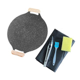 Maxbell Frying Pan Round Griddle Non Stick Cookware Cooker Home Korean BBQ Grill Pan 39.5cm