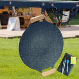 Maxbell Frying Pan Round Griddle Non Stick Cookware Cooker Home Korean BBQ Grill Pan 39.5cm