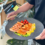 Maxbell Frying Pan Round Griddle Non Stick Cookware Cooker Home Korean BBQ Grill Pan 39.5cm