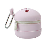 Maxbell Fly Fishing Trash Can Silicone Retractable Practical Fly Fishing Storage Bin Light Purple