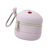 Maxbell Fly Fishing Trash Can Silicone Retractable Practical Fly Fishing Storage Bin Light Purple