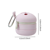 Maxbell Fly Fishing Trash Can Silicone Retractable Practical Fly Fishing Storage Bin Light Purple