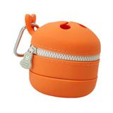 Maxbell Fly Fishing Trash Can Silicone Retractable Practical Fly Fishing Storage Bin Orange