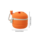 Maxbell Fly Fishing Trash Can Silicone Retractable Practical Fly Fishing Storage Bin Orange