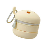 Maxbell Fly Fishing Trash Can Silicone Retractable Practical Fly Fishing Storage Bin Beige