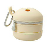 Maxbell Fly Fishing Trash Can Silicone Retractable Practical Fly Fishing Storage Bin Beige