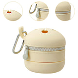 Maxbell Fly Fishing Trash Can Silicone Retractable Practical Fly Fishing Storage Bin Beige