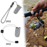 Maxbell 2Pcs Single Finger Fishing Gloves Protector Cover Outdoor Index Finger Stall 24.5cmx2.5cm