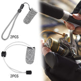 Maxbell 2Pcs Single Finger Fishing Gloves Protector Cover Outdoor Index Finger Stall 24.5cmx2.5cm