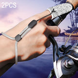 Maxbell 2Pcs Single Finger Fishing Gloves Protector Cover Outdoor Index Finger Stall 24.5cmx2.5cm