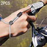 Maxbell 2Pcs Single Finger Fishing Gloves Protector Cover Outdoor Index Finger Stall 24.5cmx2.5cm