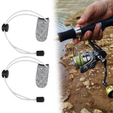 Maxbell 2Pcs Single Finger Fishing Gloves Protector Cover Outdoor Index Finger Stall 30cmx2.8cm