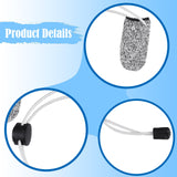 Maxbell 2Pcs Single Finger Fishing Gloves Protector Cover Outdoor Index Finger Stall 30cmx2.8cm