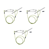 Maxbell Fish Stringer for Freshwater Saltwater Portable Coated Stainless Steel Cable 80cm