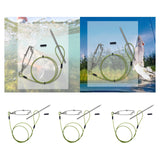 Maxbell Fish Stringer for Freshwater Saltwater Portable Coated Stainless Steel Cable 80cm