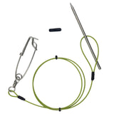 Maxbell Fish Stringer for Freshwater Saltwater Portable Coated Stainless Steel Cable 120cm