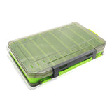 Maxbell Double Sided Fishing Tackle Box Portable Multipurpose Storage Organizer Case 19.5cmx12.5cmx3.5cm