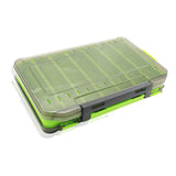 Maxbell Double Sided Fishing Tackle Box Portable Multipurpose Storage Organizer Case 13.5cmx10cmx2.5cm