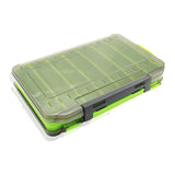 Maxbell Double Sided Fishing Tackle Box Portable Multipurpose Storage Organizer Case 13.5cmx10cmx2.5cm
