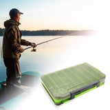 Maxbell Double Sided Fishing Tackle Box Portable Multipurpose Storage Organizer Case 13.5cmx10cmx2.5cm