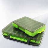 Maxbell Double Sided Fishing Tackle Box Portable Multipurpose Storage Organizer Case 13.5cmx10cmx2.5cm